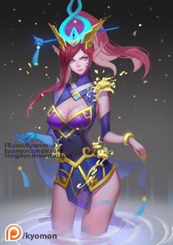 皮城女警扎头发壁纸(英雄联盟女警高清壁纸)插图8