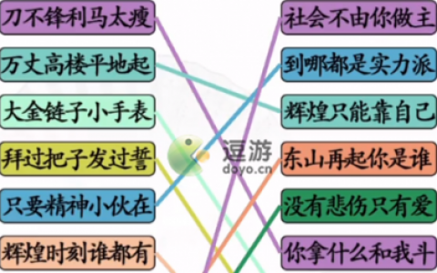 汉字找茬王连线社会语录通关攻略(文字找茬游戏)