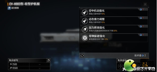 无尽的拉格朗日CV11003舰船技术值加点推荐(无尽的拉格朗日战舰怎么加点)插图1