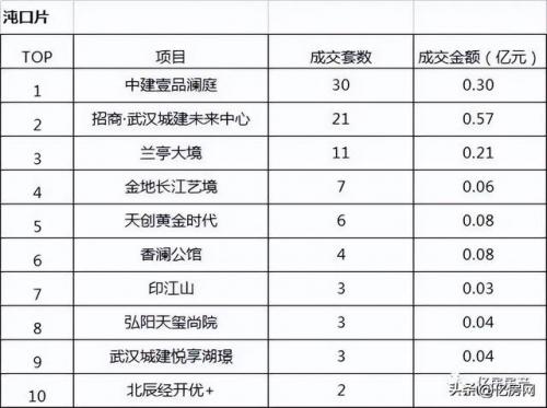 汉阳开盘楼盘排名前十(武汉四新楼盘哪个好)插图1