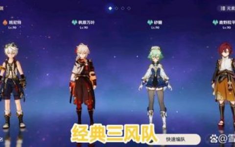 抽到万叶怎么搭配阵容(原神万叶平民队伍搭配)