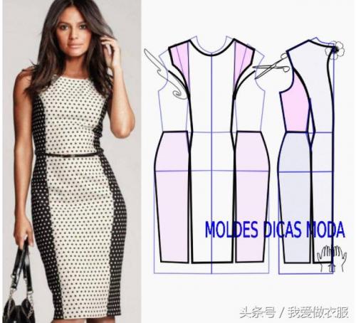 连衣裙裁剪图(自己裁剪衣服图解样板)插图14