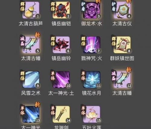 一念逍遥大乘法修技能搭配推荐(技能)插图
