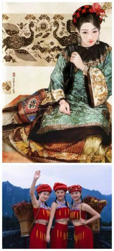 少数民族服装图片(56个民族服装真人图片)插图46
