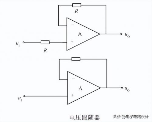 电压跟随(几种常见运放电路)插图