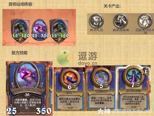 炉石传说奥妮克希亚的巢穴英雄6-5通关攻略(炉石传说第六章找准弱点)插图