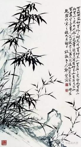 郑板桥写竹子的诗(竹石郑板桥淡烟古墨纵横)插图