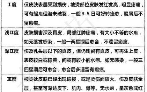 十大烫伤药膏排行榜(开水烫伤的疤痕可以去掉吗)
