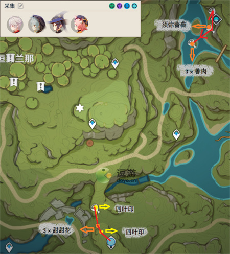 原神香辛果快速收集路线分享(原神意外的收获前往香菱提到的地方)插图8