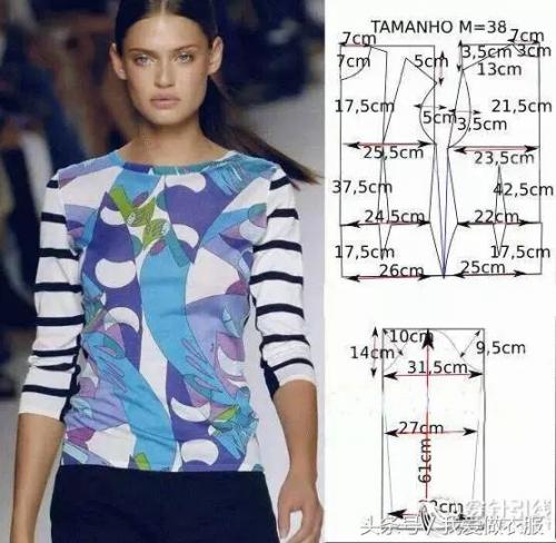 连衣裙裁剪图(自己裁剪衣服图解样板)插图21