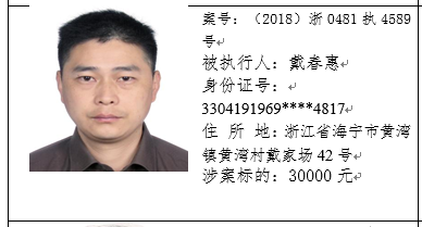 海宁老赖排行榜(海宁市失信人员名单)插图2