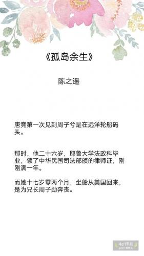 孤岛余生小说(孤岛余生txt百度云)插图1