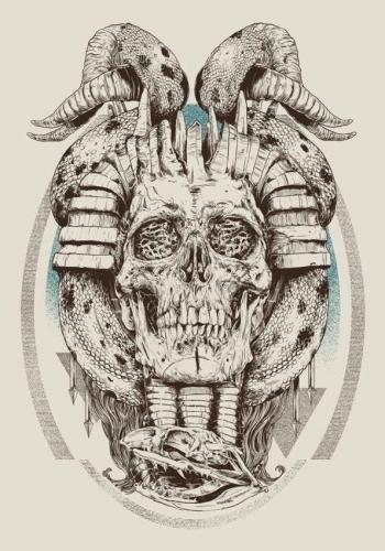 骷髅图片简笔画(骷髅头Q版)插图8