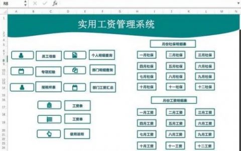 工资表表格(最简单的员工工资表格)
