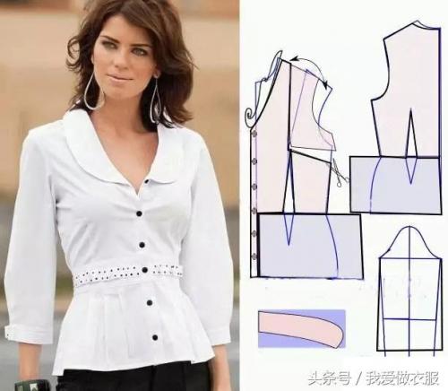 连衣裙裁剪图(自己裁剪衣服图解样板)插图26