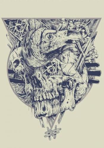 骷髅图片简笔画(骷髅头Q版)插图9