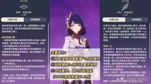 原神雷电将军5星阵容怎么搭配插图2