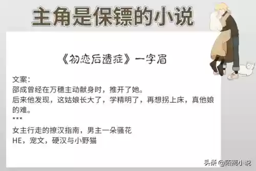保镖有什么阵容搭配的小说插图4