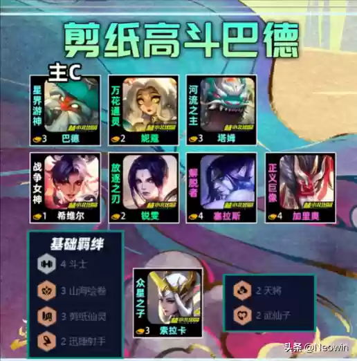 主玩巴德阵容搭配(雷主平民最强阵容搭配)插图2