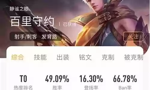 单挑最强守约阵容搭配图插图