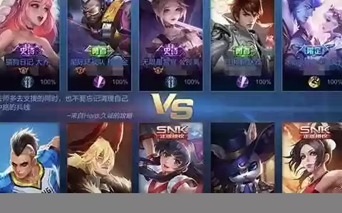 王者荣耀阵容整体搭配