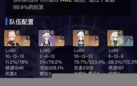 绫华阵容搭配草神