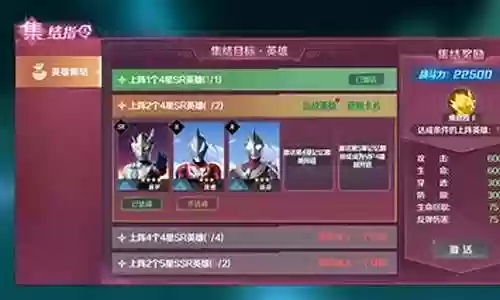奥特集结阵容搭配插图
