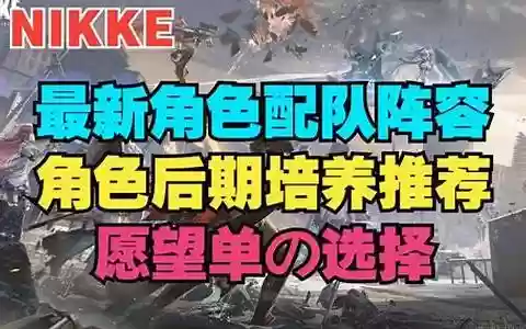 角色后期培养搭配什么阵容