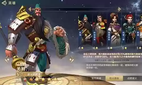 关羽燃烧队阵容搭配插图
