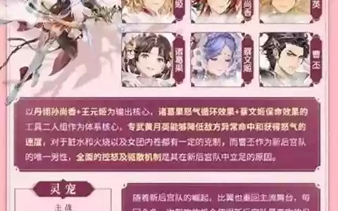 三国后宫传攻略阵容搭配