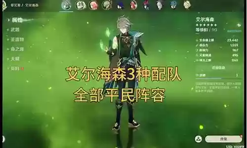 平民原神诺艾尔阵容搭配插图