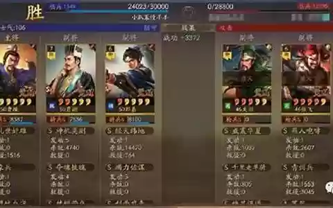小曹操战法搭配阵容