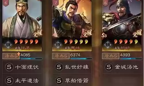 群雄割据势力阵容搭配插图