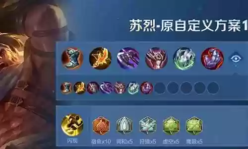 苏烈搭配阵容插图