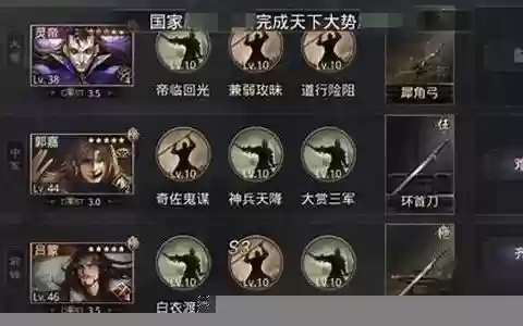 守城部队搭配阵容图