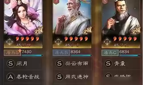 群雄割据战法搭配阵容插图