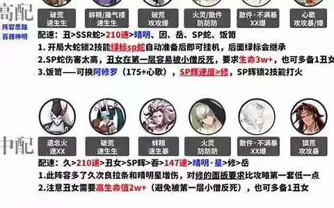 真蛇过关阵容