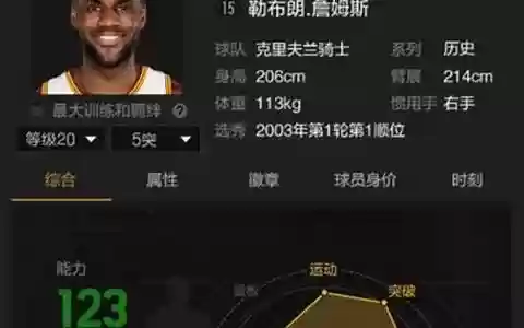 詹黑骑士阵容
