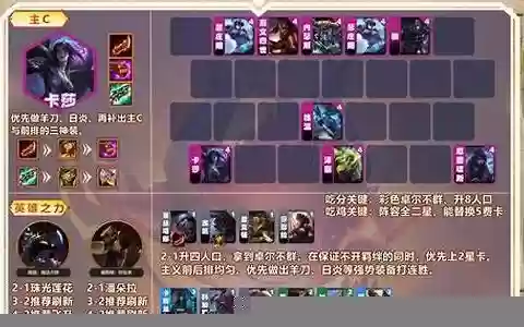 剑豪云顶阵容