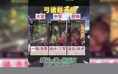 无敌打团阵容搭配图片高清