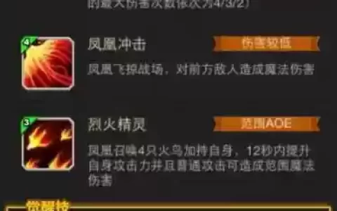 传奇塔防英雄技能伤害