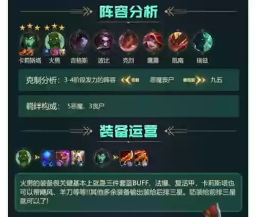 国服第一云顶之弈恶魔阵容插图