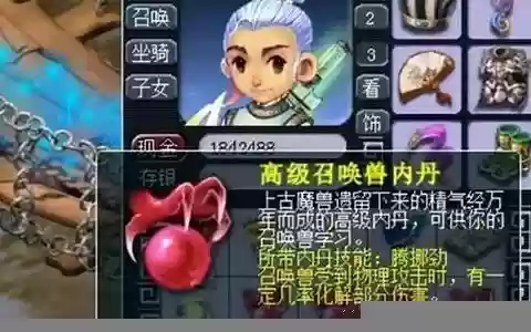 梦幻西游2 攻宠内丹