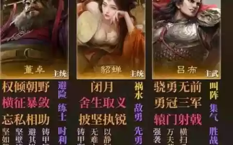董卓许攸阵容