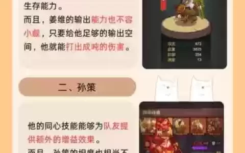 姜维的阵容搭配