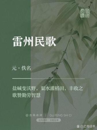阵容《雷州歌》插图1