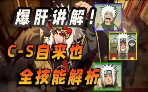 手游自来也配什么技能