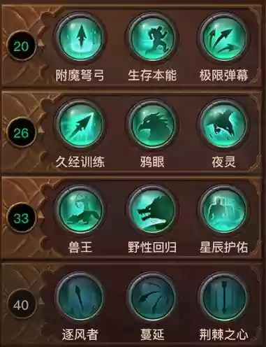 光明大陆巡林客主动技能加点插图