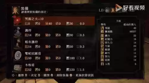 黑魂1咒术师武器加点插图1