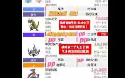 pokemmopvp阵容大全_1